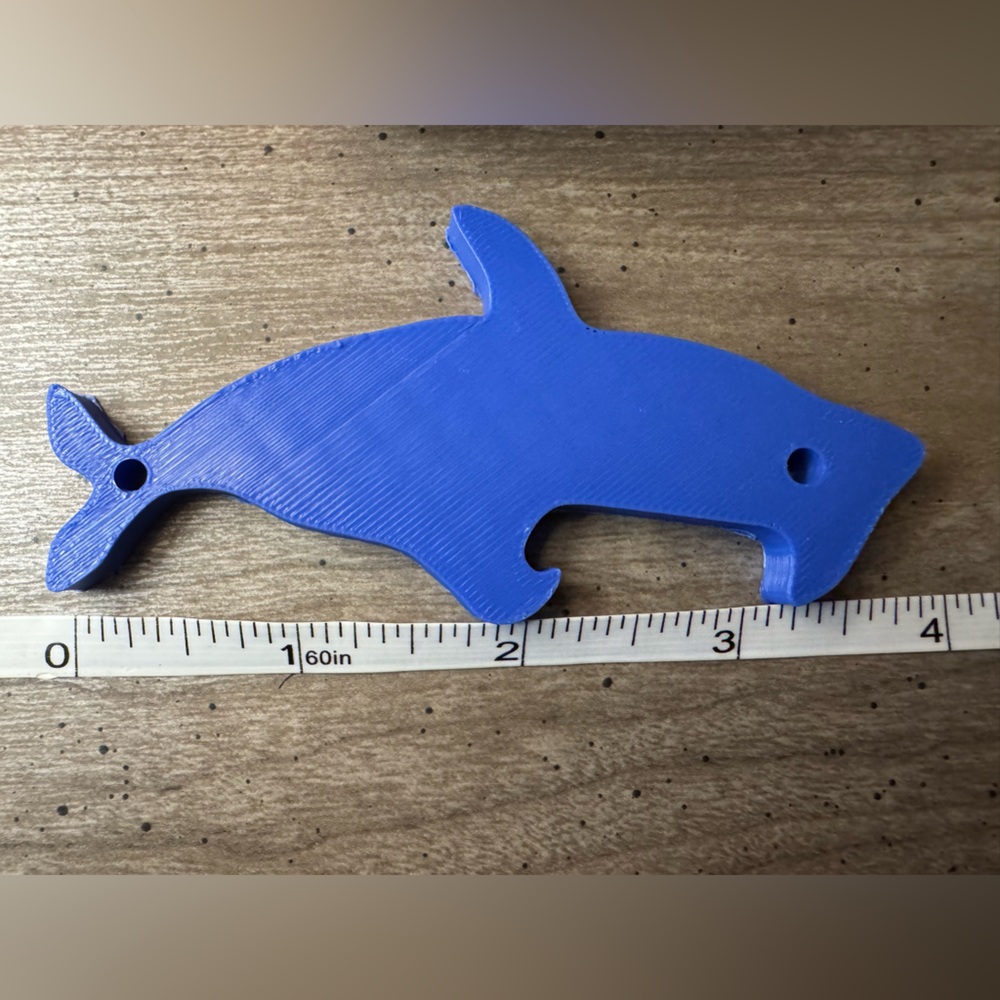 Blue Shark Bottle Opener - Picture 2 of 3